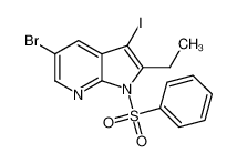 1246088-48-1 structure, C15H12BrIN2O2S