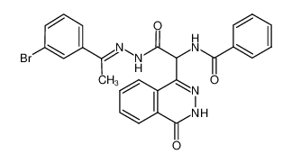 916170-19-9 structure, C25H20BrN5O3