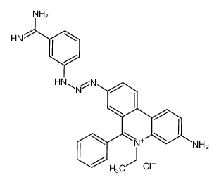 34301-55-8 structure, C28H26ClN7