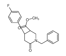 methyl (3R,4R)-1-benzyl-4-(4-fluorophenyl)-6-oxopiperidine-3-carboxylate 612095-73-5