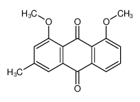 71013-35-9 spectrum, 1,8-dimethoxy-3-methylanthracene-9,10-dione