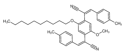 1206519-11-0 (E,E')-2,5-bis(α-cyano-4'-methyl)styryl-4-decyloxyanisole