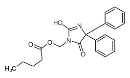 85901-34-4 (2,5-dioxo-4,4-diphenylimidazolidin-1-yl)methyl pentanoate