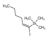 66270-63-1 [(1E)-1-iodo-hex-1-enyl]-trimethyl-silane