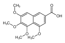 4,5,6,7-Tetramethoxy-2-naphthoic acid 2981-93-3