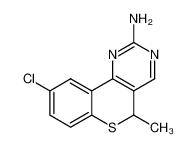 9-氯-5-甲基-5H-苯并噻喃并[4,3-d]嘧啶-2-胺