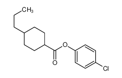 (4-chlorophenyl) 4-propylcyclohexane-1-carboxylate 80731-57-3