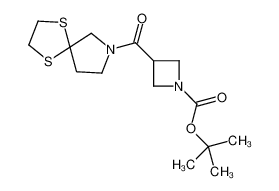 tert-butyl 3-(1,4-dithia-7-azaspiro[4.4]nonane-7-carbonyl)azetidine-1-carboxylate