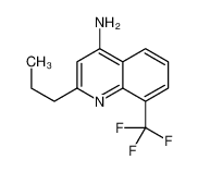 2-propyl-8-(trifluoromethyl)quinolin-4-amine 1189106-38-4