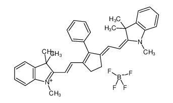 1,3,3-trimethyl-2-[2-[2-phenyl-3-[2-(1,3,3-trimethylindol-1-ium-2-yl)ethenyl]cyclopent-2-en-1-ylidene]ethylidene]indole,tetrafluoroborate 246517-72-6