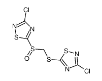 135379-15-6 structure, C5H2Cl2N4OS4