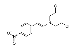 2-chloro-N-(2-chloroethyl)-N-[(E)-2-(4-nitrophenyl)ethenyl]ethanamine 18352-57-3