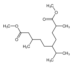 101592-12-5 optically inactive 5-isopropyl-2,8-dimethyl-decanedioic acid dimethyl ester