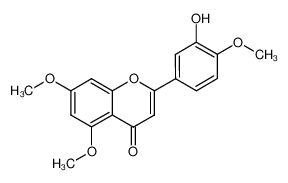 33554-52-8 3'-hydroxy-4',5,7-trimethoxyflavone