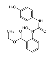 ethyl 2-[hydroxy-[(4-methylphenyl)carbamoyl]amino]benzoate 38493-75-3