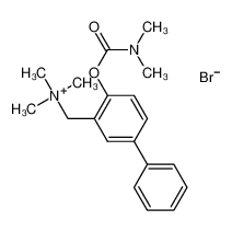 [2-(dimethylcarbamoyloxy)-5-phenylphenyl]methyl-trimethylazanium,bromide 1954-17-2