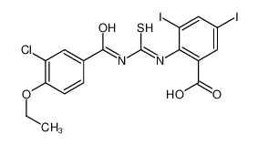 535944-56-0 structure, C17H13ClI2N2O4S