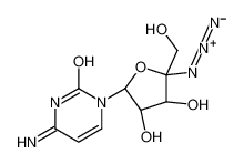 4-amino-1-[(2R,3R,4S,5R)-5-azido-3,4-dihydroxy-5-(hydroxymethyl)oxolan-2-yl]pyrimidin-2-one 478182-28-4