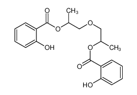1-[2-(2-hydroxybenzoyl)oxypropoxy]propan-2-yl 2-hydroxybenzoate 55940-73-3