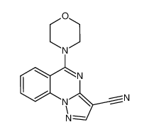 5-(4-Morpholinyl)pyrazolo[1,5-a]quinazoline-3-carbonitrile