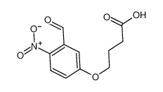 4-(3-甲酰基-4-硝基-苯氧基)-丁酸