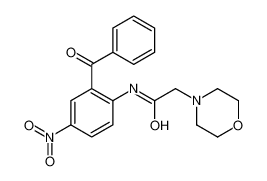 N-(2-benzoyl-4-nitrophenyl)-2-morpholin-4-ylacetamide 102996-66-7