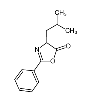4-(2-methylpropyl)-2-phenyl-4H-1,3-oxazol-5-one 25163-98-8