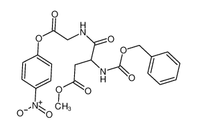 methyl 4-[[2-(4-nitrophenoxy)-2-oxoethyl]amino]-4-oxo-3-(phenylmethoxycarbonylamino)butanoate