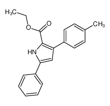 ethyl 5-phenyl-3-(p-tolyl)-1H-pyrrole-2-carboxylate