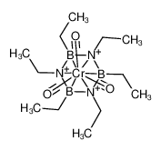 34829-57-7 structure, C15H30B3CrN3O3+++