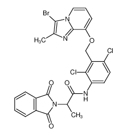 160642-17-1 structure, C26H19BrCl2N4O4