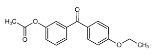 [3-(4-ethoxybenzoyl)phenyl] acetate 890100-00-2