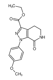 1-(4-甲氧基苯基)-7-氧代-4,5,6,7-四氢-1H-吡唑并[3,4-c]吡啶-3-羧酸乙酯