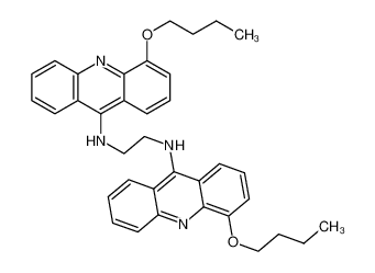 N',N'-bis(4-butoxyacridin-9-yl)ethane-1,2-diamine 67003-25-2