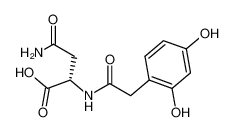 (2S)-4-氨基-2-[[2-(2,4-二羟基苯基)乙酰基]氨基]-4-氧代丁酸