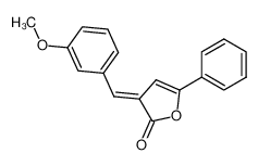 84023-85-8 4-Hydroxy-4-phenyl-2-[3-methoxy-benzyliden]-buten-(3)-saeurelacton