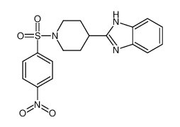 4-(1H-苯并咪唑-2-基)-1-[(4-硝基苯基)磺酰基]-哌啶