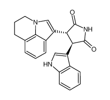 3-(5,6-Dihydro-4H-pyrrolo[3,2,1-ij]quinolin-1-yl)-4-(1H-indol-3-yl)-pyrrolidine-2,5-dione 905854-02-6