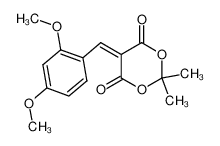 61853-43-8 spectrum, 5-(2,4-dimethoxy-benzylidene)-2,2-dimethyl-[1,3] dioxane-4,6-dione