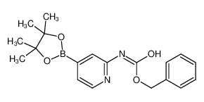 benzyl N-[4-(4,4,5,5-tetramethyl-1,3,2-dioxaborolan-2-yl)pyridin-2-yl]carbamate 1333319-53-1