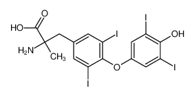 3414-34-4 structure, C16H13I4NO4