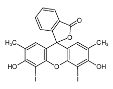 28213-82-3 structure, C22H14I2O5