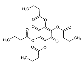 [2,4,5-tri(butanoyloxy)-3,6-dioxocyclohexa-1,4-dien-1-yl] butanoate