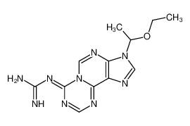 76299-88-2 structure, C12H15N9O