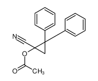 87656-16-4 (1-cyano-2,2-diphenylcyclopropyl) acetate