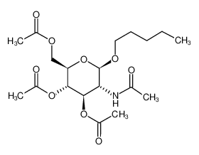 戊烷基-2-乙酰氨基-3,4,6-三-O-乙酰基-2-脱氧-β-D-葡萄糖苷