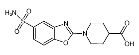 1-[5-(Aminosulfonyl)-1,3-benzoxazol-2-yl]-piperidine-4-carboxylic acid 1035841-03-2