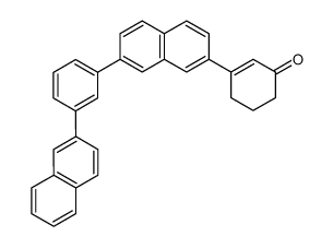3-(<3-(2-Naphthyl)-phenyl>-2-naphthyl)-cyclohex-2-enon