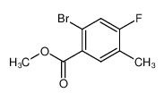 methyl 2-bromo-4-fluoro-5-methylbenzoate 1437780-13-6