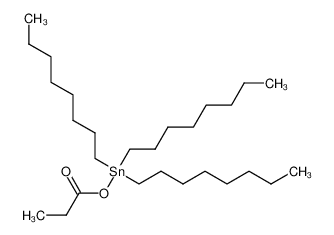 13784-66-2 structure, C27H56O2Sn